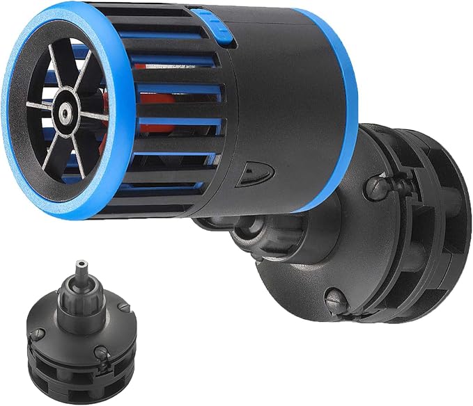 Carefree Fish Magnetic Aquarium Wave Maker 10W 1900Gph for 20~120Gal Fish Tank Quiet and Strong Powerhead Submersible Water Circulation Pump for Freshwater and Saltwater