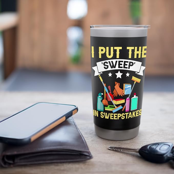 I put the Sweep in Sweepstakes Cleaning Stainless Steel Insulated Tumbler