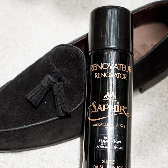 Saphir Medaille d'Or Suede Renovator - Protects and Recolors Suede Shoes, Boots, Handbags, Shoe