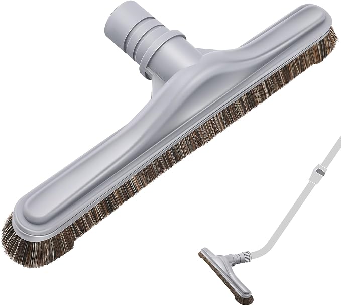 Replacement Floor Tool Compatible with ProTeam 101446 E-Z Glide Backpack Vacuum,Compatible with Hoover C2401, 14" Multi-Surface Brush for Commercial Cleaner(1 Pack,Horse Hair Brush)