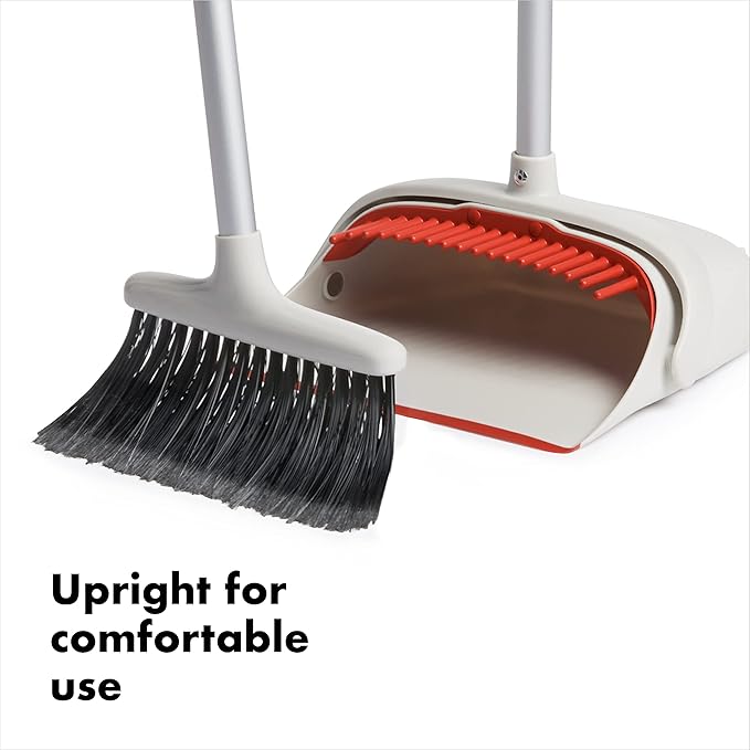 OXO Good Grips Wall-Mounted Mop and Broom Organizer Good Grips Upright Sweep Set