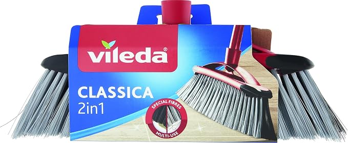 Vileda 141460 Classica 2-in-1 Indoor Broom