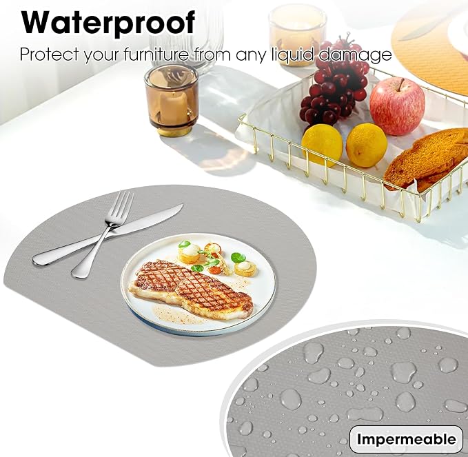 Drawer and Shelf Liner, Non-Slip Kitchen Cabinet Liners Non-Adhesive Thick Strong Grip Waterproof Washable Mats Protect Dresser Shelves Cupboard Bathroom Cabinets, Light Gray, 18 in X 10 FT