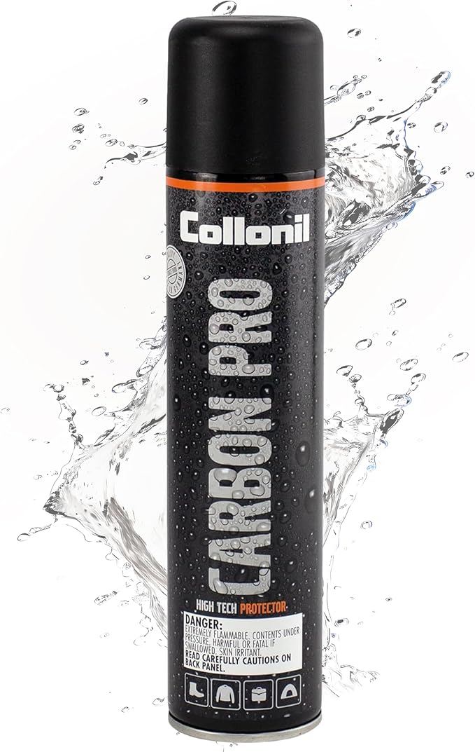 Collonil Carbon Pro L – Universal Shoe Protector Spray 10.1 fl oz – Waterproof & Stain-Resistant – PFAS-Free Suede Protector for Shoes, Boots, Backpacks, Jackets & Tents – Made in Germany