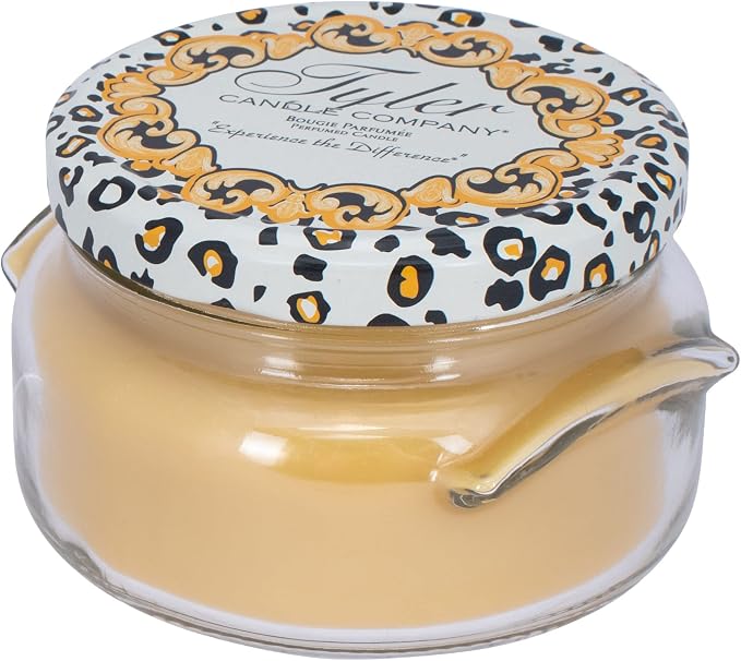 Tyler Glass Fragrance Candle 22 Oz,Icon,Gold (22oz)