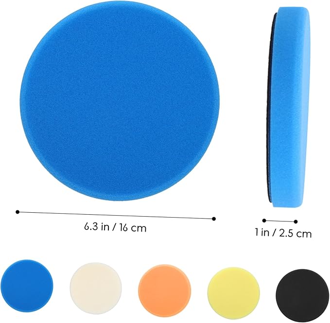 5pcs Buffing Polishing Pads Durable Sponge Car Polishers for Waxing Grinding Detailing Multi-Functional Tools for Home Garage Automotive Repair