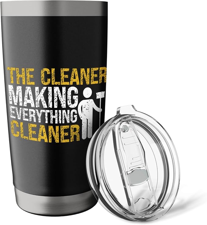 The Cleaner making everything Cleaner Cleaning Stainless Steel Insulated Tumbler