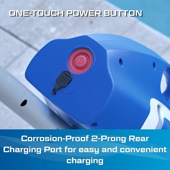 NEW 2026 POOL BLASTER Max Cordless Pool Vacuum for Inground & Above Ground Pools, More Suction Power, 60 Min Runtime, Omni-Directional Rollers, Easy Charging, Handheld, Rechargeable Pool Cleaner Vac