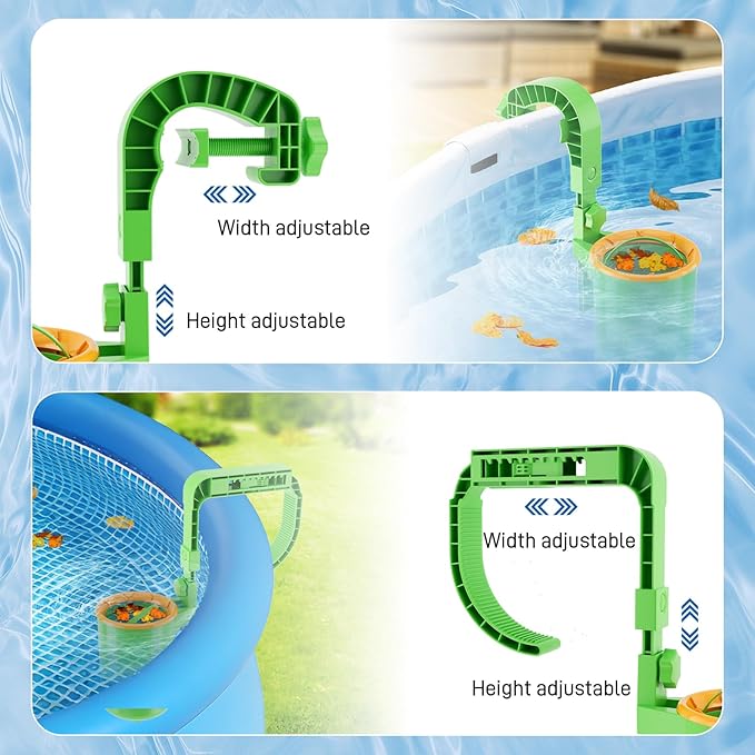 Pool Skimmer Baskets for Above Ground Pools, Above Ground Pool Skimmer Wall Mount, Pool Accessories for Trapping Leaves, Hair, Particles, and Floating Debris (Wall-Hung Style)