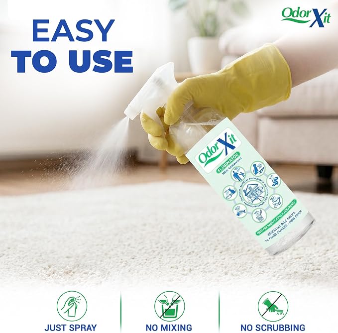 Pet Urine Odor Eliminator Spray, Ideal for Cat, Dog Poo and Urine Smell, Versatile & Natural Odor Neutralizer for Home and Outdoor Use, Ready to Use, 16oz