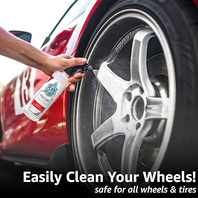 Rev Auto Wheel and Tire Cleaner (1 Gal) - Professional Car Wheel Cleaner That Removes Brake Dust and Tire Browning | Car Tire Cleaner and Rim Cleaner For Car That is Best Used With Wheel Cleaner Brush