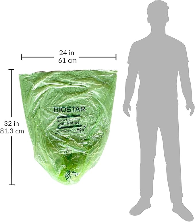 Reli. Biodegradable 13 Gallon Trash Bags | 800 Count Bulk | ASTM D6954 | Green | Eco-Friendly | Oxobiodegradable Under Certain Conditions (See Product Description)