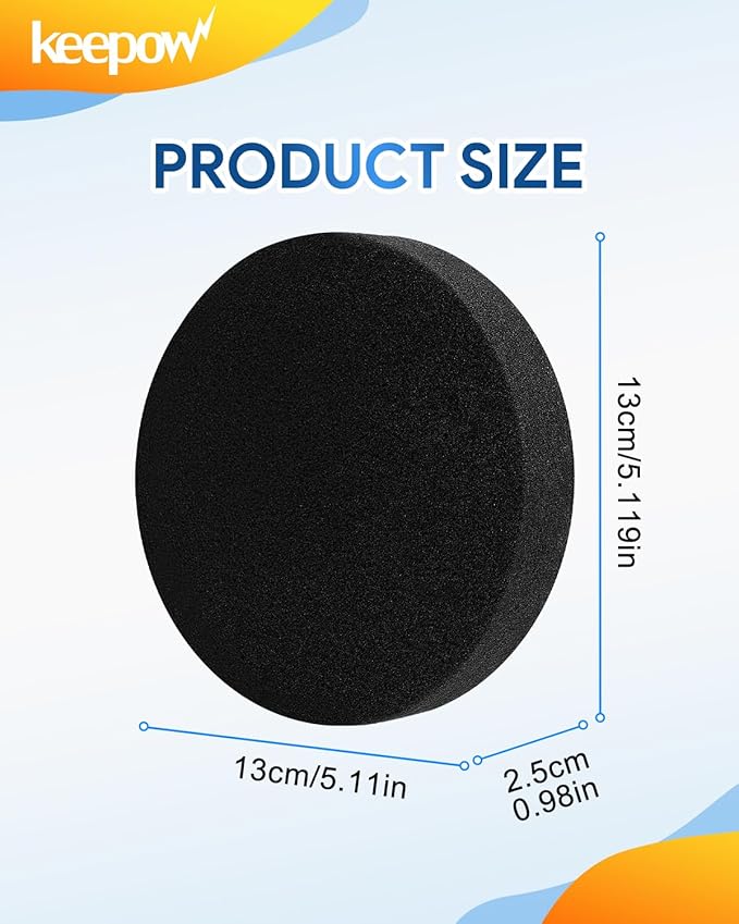 KEEPOW Vacuum Belt and Filter Compatible with Bissell CleanView Rewind Upright Bagless Vacuum Models 3534,3313,3533,3536,3333,3335,3675,3676 Series,4+4 Pack