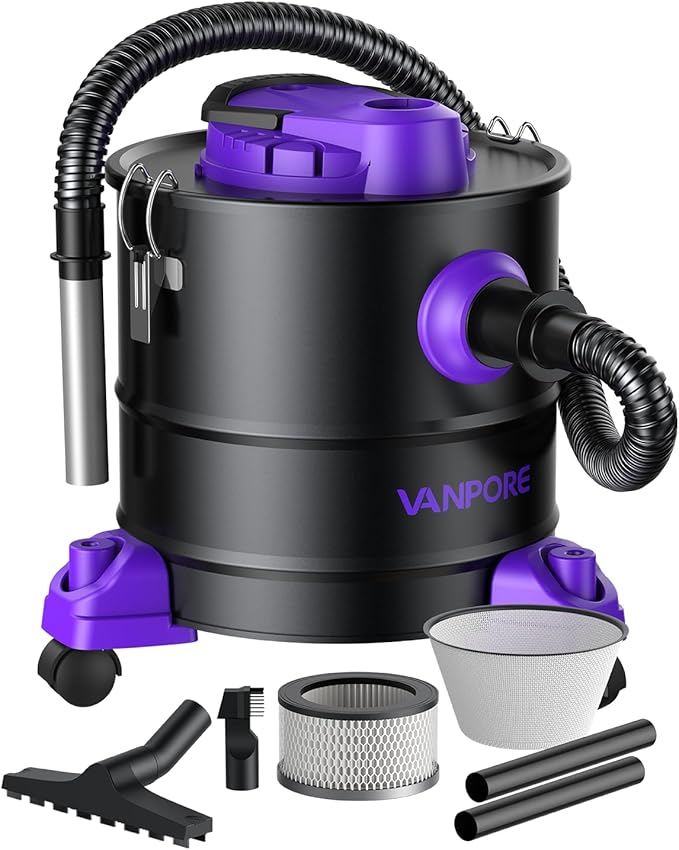 Ash Vacuum + One More Filter Bag + One More Hepa Filter