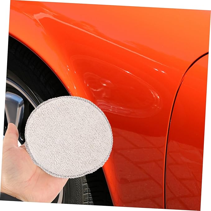 GLEAVI 40pcs Polishing Pads Fine Applicator Sponge for Car Detailing Waxing and Cleaning Soft Scratch-Resistant Design for Multi- Use Includes and Pads