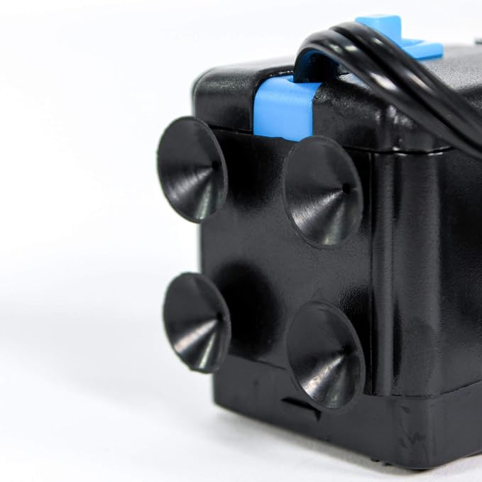 Penn-Plax Cascade 600 Fully Submersible Internal Filter – Provides Physical, Biological, and Chemical Filtration for Aquariums and Turtle Tanks