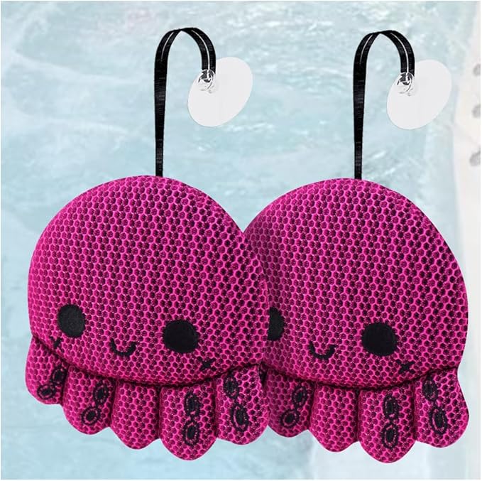 TPmax Reusable Hot Tub Scum Absorber and Oil Absorbing Sponge Twin Pack, Must Have hot tub Accessories for Spa and Pool Cleaner - Hot Tub Sponge - Pool Scum Absorber