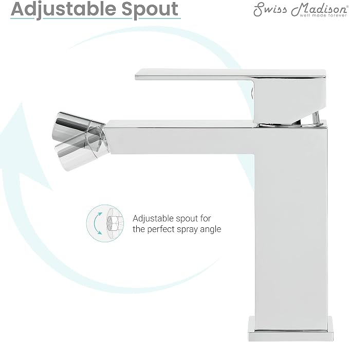 Swiss Madison Well Made Forever SM-DF80C Concorde Bidet Faucet in Chrome