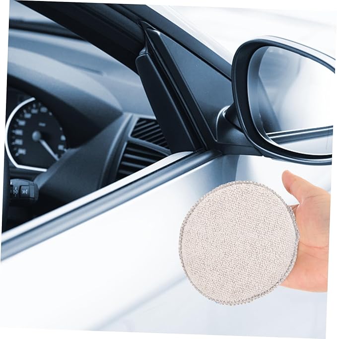 GLEAVI 40pcs Polishing Pads Fine Applicator Sponge for Car Detailing Waxing and Cleaning Soft Scratch-Resistant Design for Multi- Use Includes and Pads