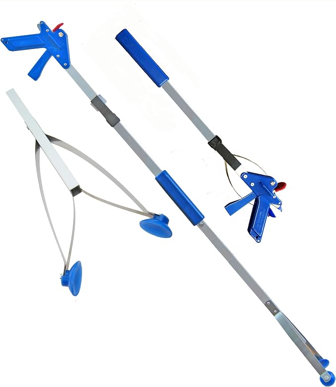 ArcMate EZ Reacher Indoor Grabber Reacher - Folding Grabber Tool with Collapsible Slip Joint, Locking Handle