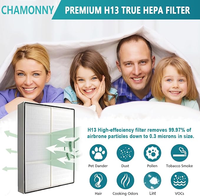 AP510 & AP450 Filter Replacement, Compatible with Whirlpool Whispure 1183054K 8171434K AP450 AP510 AP300 AP350 WP500 WP1000 Air Purifier (1 HEPA Filter +4 Pre-filter)