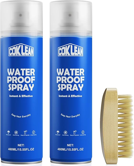 15.55 OZ Shoe Waterproof Spray, Rain & Stain Nano Repellent for Suede, Sneaker, Canvas, Fabric Shoe Protector Spray