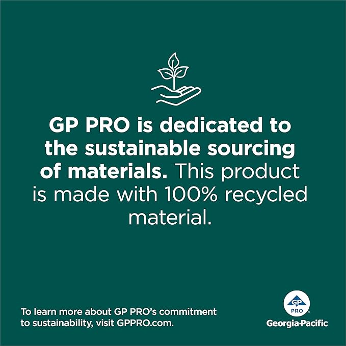 Pacific Blue Basic Recycled Multifold Paper Towels (Previously branded Envision) by GP PRO (Georgia-Pacific), Brown, 23304, 250 Towels Per Pack, 16 Packs Per Case