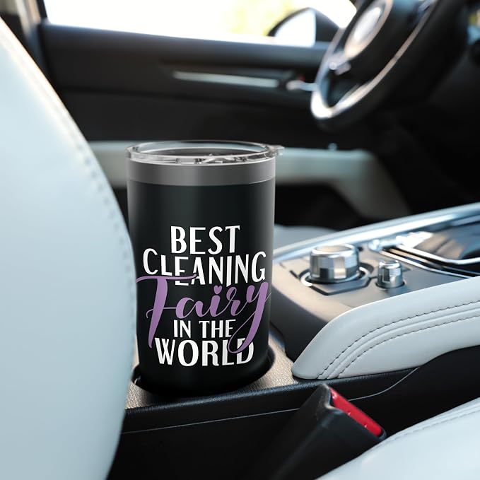 Best Cleaning Fairy in the World Janitor Custodian Stainless Steel Insulated Tumbler