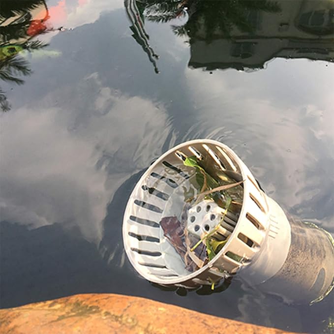 Pssopp Pool Skimmer Basket Plastic Swimming Pool Strainer Pool Filter Debris Leaf Collector Pond Cleaning Tool Pool Supplies Skimmers[90MM] Rakes, Skimmers, & Nets