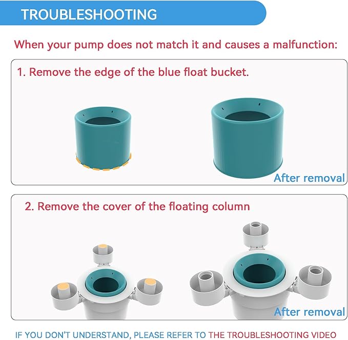 Pool Skimmer-Above Ground Pool Skimmer,Floating Pool Surface Skimmer,Pool Accessories-Clean Debris Basket, Automatic Floating,Compatible with Various Swimming Pools, (Turquoise)