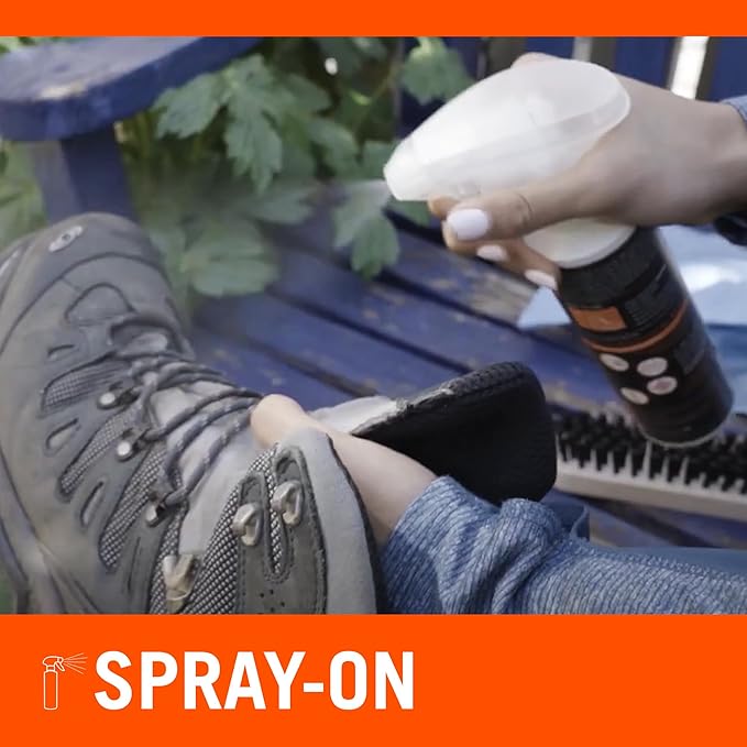 Granger's Footwear Repel Plus Spray-on Waterproofer for all Outdoor Footwear. 9.3 fl oz |For Work, Hiking, Outdoor Shoes| Bluesign approved, PFC-free