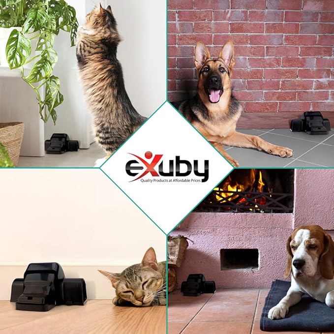 eXuby Pet-Safe & Child-Safe Rat Traps w/Tunnel Design – Dual Entry for Better Capture Rate - No Harmful Poison - Prevents Accidental Triggering - Avoid Finger Snapping - Setup in Seconds. (8 Pack)