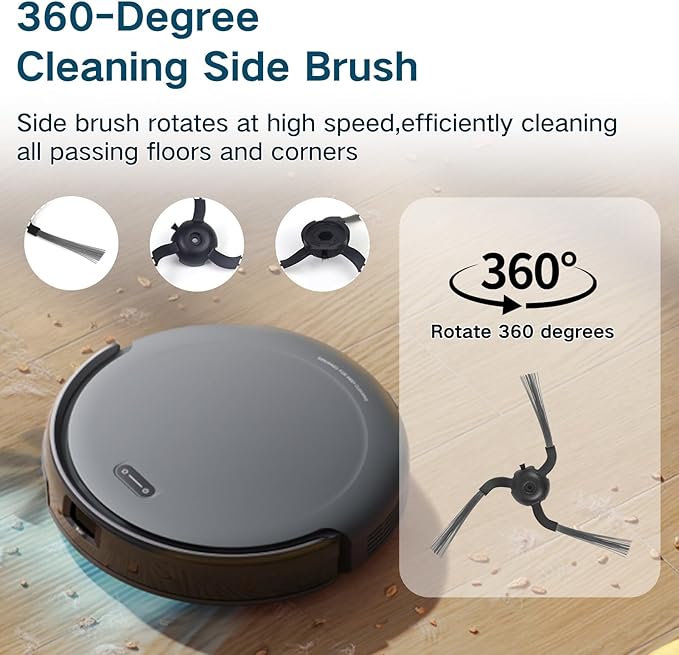 Replacement Parts for Eufy C10 Robot Vacuum Cleaner Accessories, 2 Roller Brush, 4 HEPA Filters, 6 Side Brushes, 6 Dust Bags, 1 Clean Tool, 1 Screwdriver