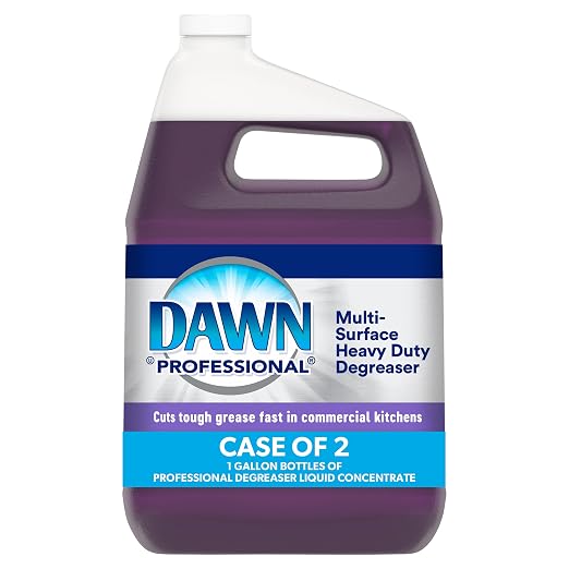 P&G PROFESSIONAL Dawn Degreaser, 1 Gallon (2 Pack) and Homax Steel Wool Grade #0000, 16 Pads