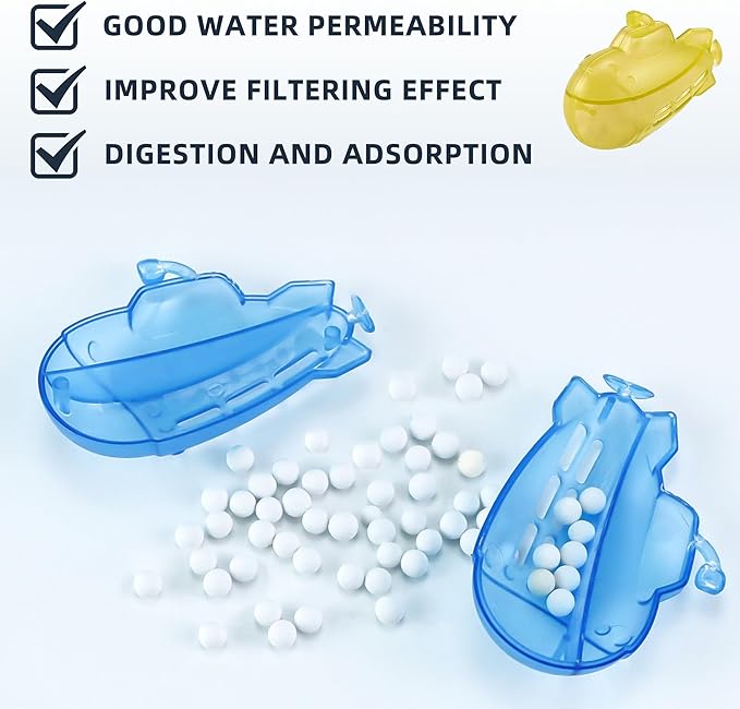 AMI PARTS Universal Humidifier Tank Cleaner Humidifier Cleaner Float Submarine for Warm&Cool Most Humidifiers and Fish Tank, Purifie Water, Soften Hard Water, Prevents Hard Water Build-Up