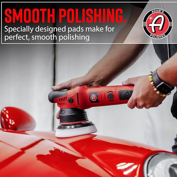 Adam's Polishes Premium Polisher Pads Bundle - Expertly Designed to Make Polishing and Paint Correction Easier and Quicker - Color Coded to Match with Recommended Polishes or Compounds (5.5" Pads)