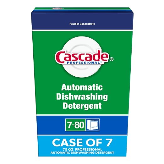 Cascade Automatic Dishwashing Detergent Powder Bulk with Dawn Grease-Fighting Power, Fresh Scent, 72 oz (Case of 7)