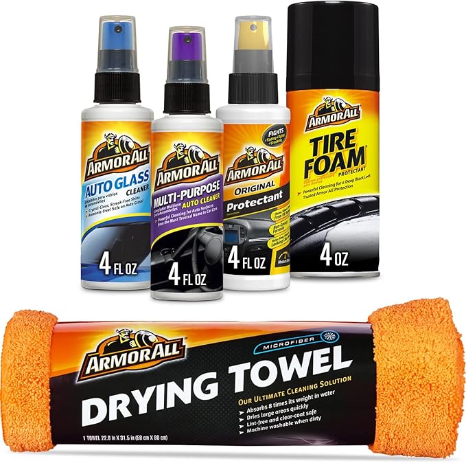 Armor All Car Cleaning Kit and Car Wipes | Keep Your Car Clean Inside and Out