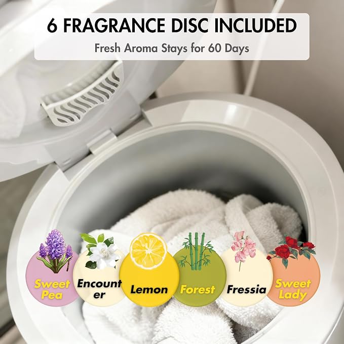 Towel Warmers Ultra Large Capacity Bucket Style 450W for Bathroom ETL FCC Certified Fits up to Two 40"x70" Towels, Blankets, Bathrobes with Auto Shut Off