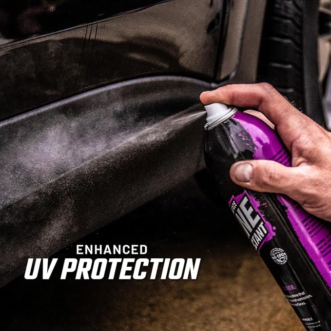 Slick Products Shine & Protectant Spray 17.35 FL OZ. - High Gloss Clear Coating Renew Vinyl, Plastic, Rubber, Trim, Tire, Car, Truck, Motorcycle, Dirt Bike (3-Pack)