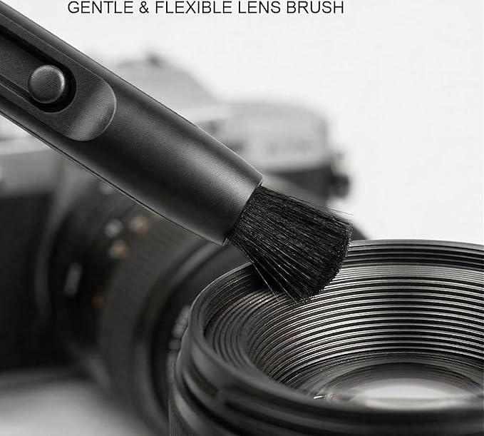 UES Professional Camera Cleaning Kit with Hard Travel Case - DSLR & Mirrorless Maintenance Bundle: 2-in-1 Lens & Sensor Cleaner, Air Blower, Pen, Microfiber Screen Cloths & 10 APS-C 16mm Swabs