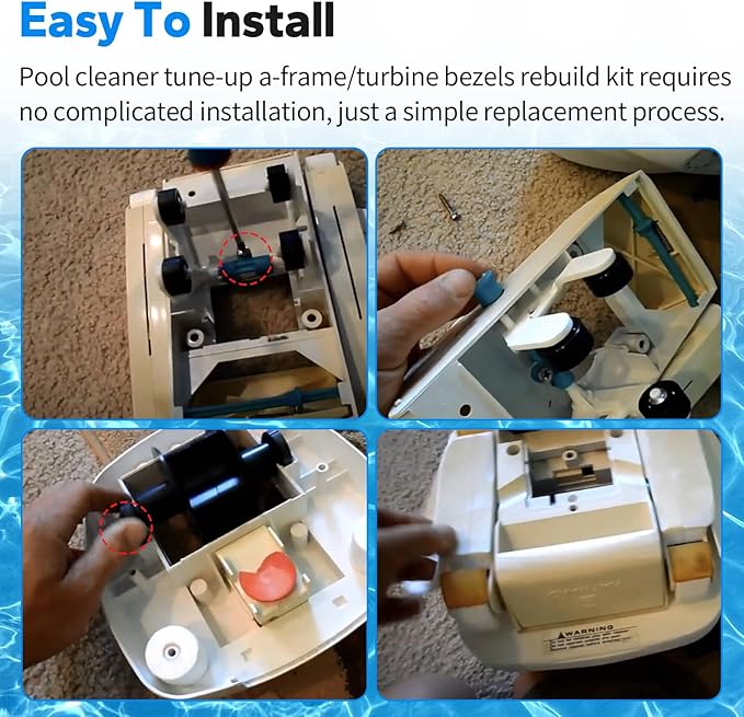 Pool Cleaner Pod Kit AXV417WHP for Hayward Pool Vacuum Part Replaces, and AXV621DAT Pool Vac A-Frame/Turbine Tune-Up Rebuild Kit, Compatible with Hayward Navigator Pool Vac Ultra Pool Cleaner