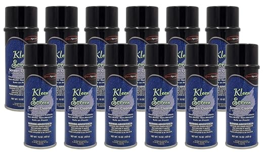 Quest Specialty KLEEN SCREEN Screen Cleaner, Case of 12 (16 oz) cans