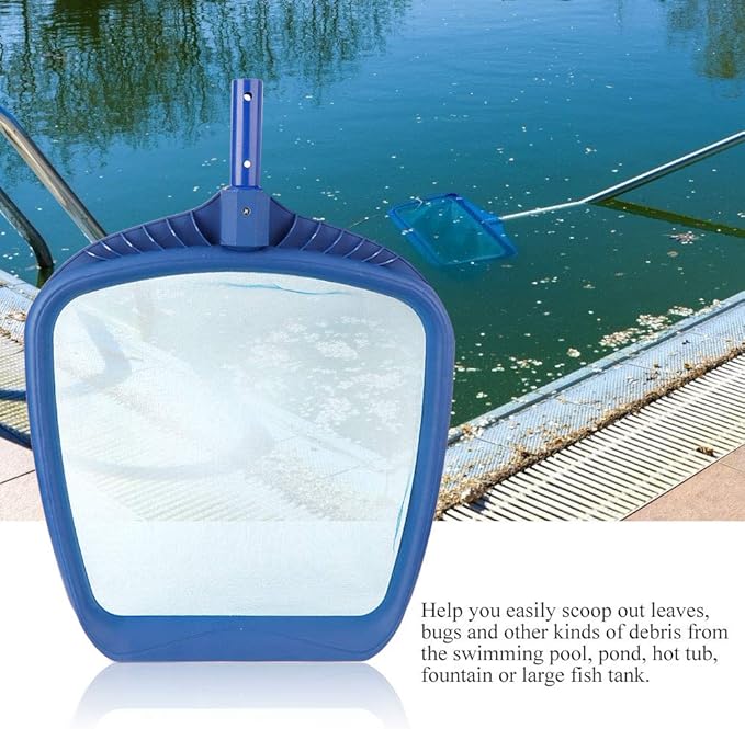 Swimming Pool Leaf Rake Fine Mesh Frame Net Fish Pond Skimmer Cleaner Pool Tools