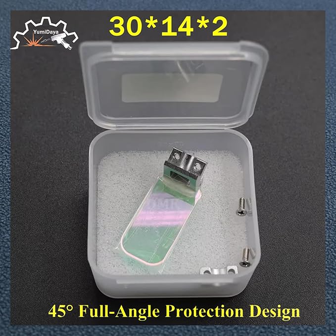 Laser Welding Torch Rreflector, Handheld Laser Welding Reflector Lens 30 * 14 * 2mm for SUP21T SUP23T/S Laser Welding/Cleaning Head