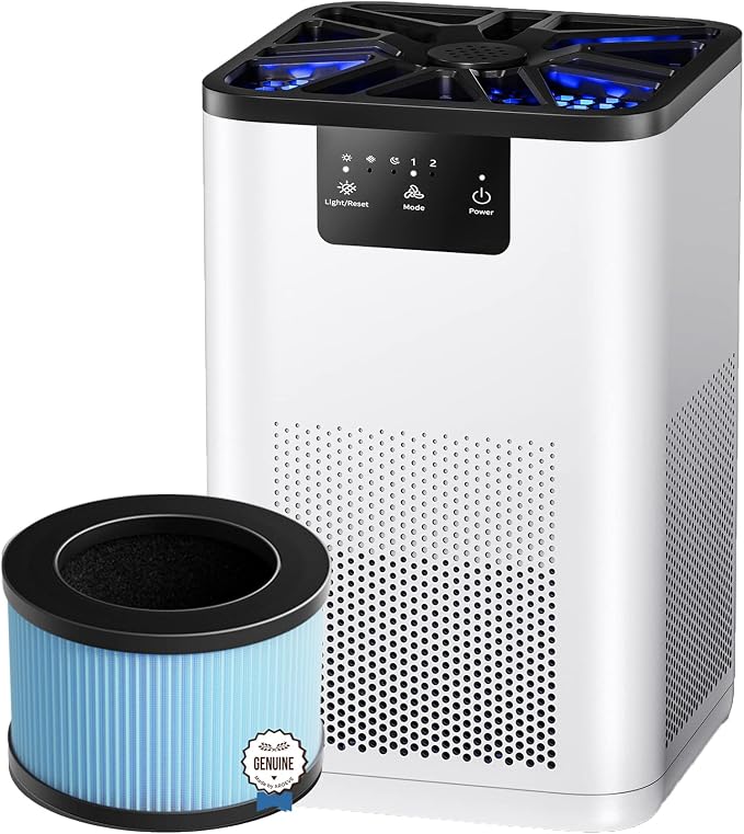 AROEVE Air Purifiers MK06 with 2 Filter(1 Basic Version & 1 Standard Version)