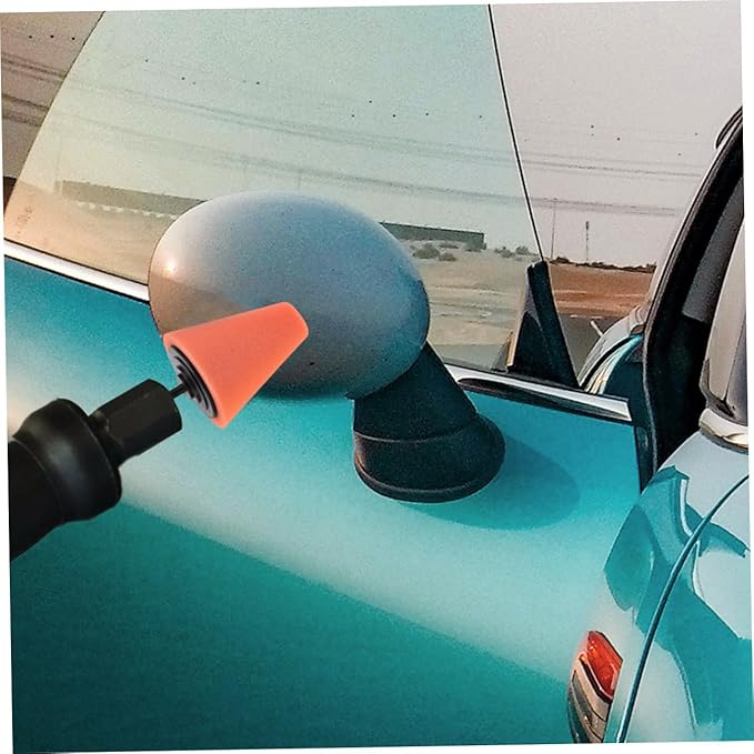 Unomor 3pcs Wheel Polishing Sponge for Car Care Polishing Tool for Wheels and Bumpers Multi-Functional Buffing System for Electric Drill Easy to Use and Clean