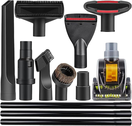 12 Pcs Vacuum Attachments Accessories for Shark Navigator Lift Away Attachments, Fit NV350 NV352 NV355 NV356E, Rotator NV500 NV501, Rocket HV301 Series Upright Vacuum, 1 1/4" (32mm) Vacuum Attachments