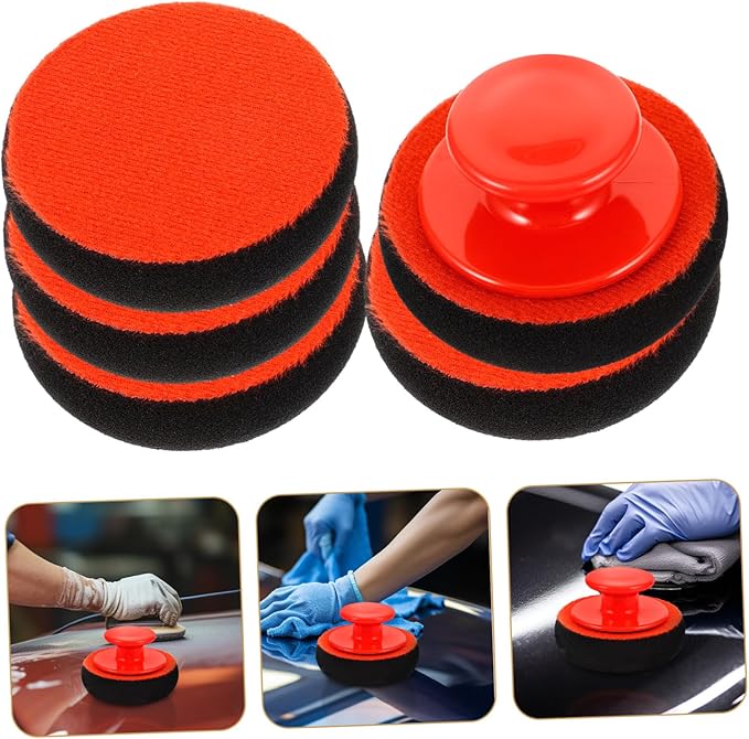Mobestech Sponges Car Waxing Sponge Detail Polishing Pads for Car Wax Applicator