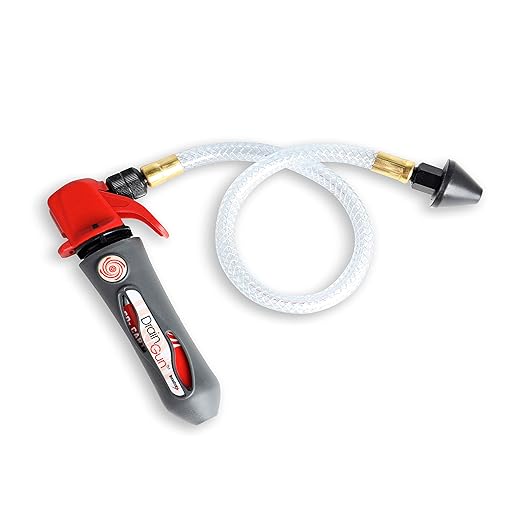 DiversiTech GG-1 Drain Gun with Flexible Hose Pipe for A/C Condensate Lines, Air Conditioner Cleaner, Clears HVAC Clogs, Charcoal Grey, No Cartridges Included